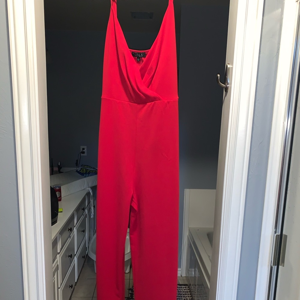 XL Red Romper/Jumpsuit